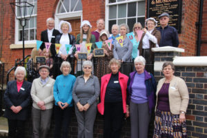 Volunteers on parade