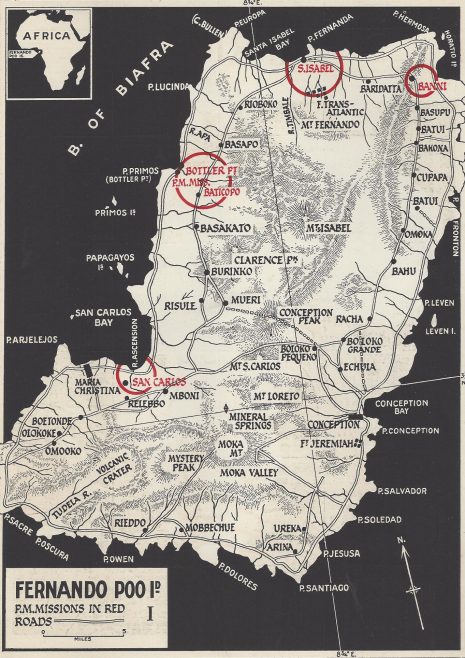 An old map of Fernando Po