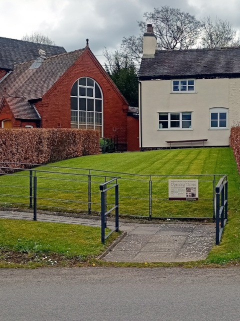 start of the museum path