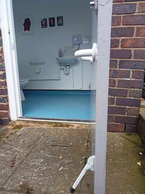 2nd accessible toilet door