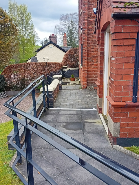 Second stage of path to the chapel