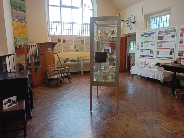 The main museum exhibit room