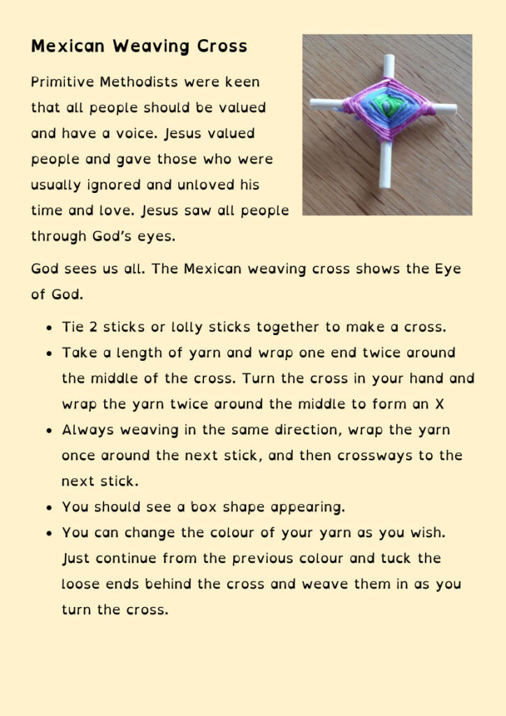 Mexican Weaving Cross Guidance image