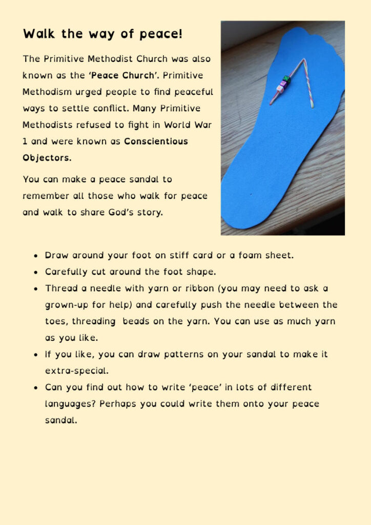 Peace Sandal Guidance image