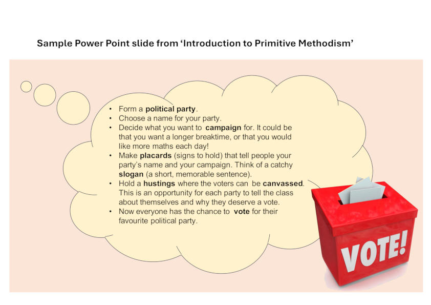 Sample Slide of Introduction To Primitive Methodism resource