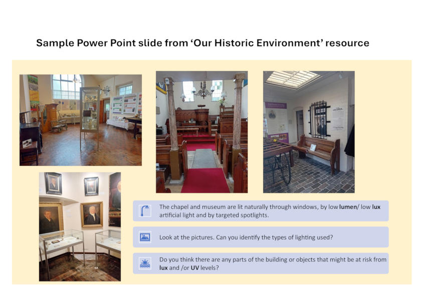 Sample Slide of Our Historic Environment resource